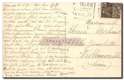 Argelès-Gazost (Hautes-Pyrénées) — Villa Duffau, pensjonat rodzinnego — n°16 — Rewers