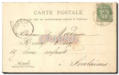 Féérie de minuit — Reine nouvelle — Phototypie Royer et Cie, Nancy — Verso