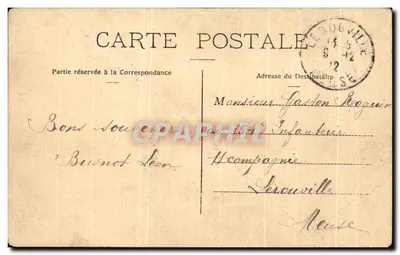 Evian-les-Bains — L'Ermitage — Imprimé sur la carte, n° 106 — Verso