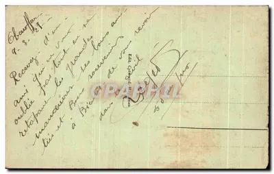 Camp d'Oberhoffen — Główna aleja — Wydawca Kartka pocztowa Hippmann — Rewers