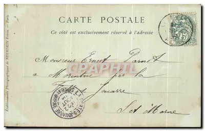 Le Havre — Place Gambetta i Basen Handlowy — kolekcje ND Phot — Rewers