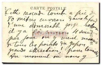 Cachoeira de Tachiki-Kannon (Buda) — Kegon-fales — editor desconhecido — Verso
