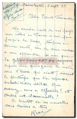 Kaiserslautern — Hospital Militar Lazareth — editor não visível — Verso