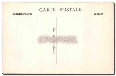 Jezioro Gaube i Vignemale (wys. 3298 m.) — Cauterets — Carrache, wydawca - Pau — Rewers