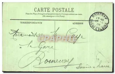 Le Havre — Widok na Basen Handlowy i Przystań Orléans — LL. — Rewers