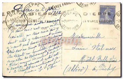 Dieppe - Galerie Kasyna i Stary Zamek — wydawca A.R.E. nr 251 — Rewers