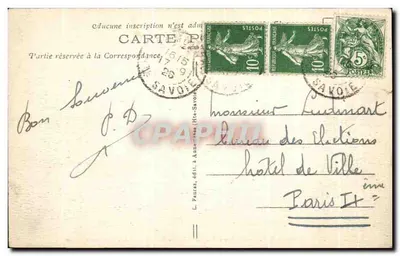Okręgi Samoëns (Haute-Savoie) — Dolina SIXT — Chalety Sales — n° 2223 — Rewers