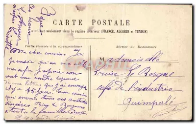 दो बच्चे एक रॉसिग्नॉल के साथ खेलते हुए — कैम्ब्रॉन — अज्ञात एडिटर — पीछे