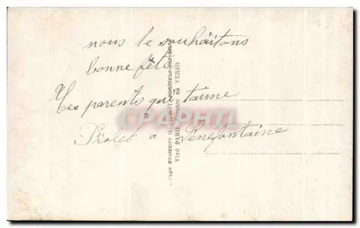 Mała dziewczynka — Serce dzieci to serce Francji — Caffèrine, nr 156 — Rewers