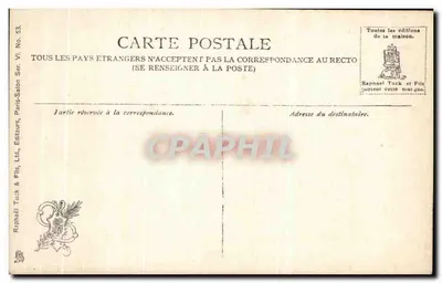 Un début — Faugeron — édition Tuck & Fils, Paris-Salon, n° 53 — Verso