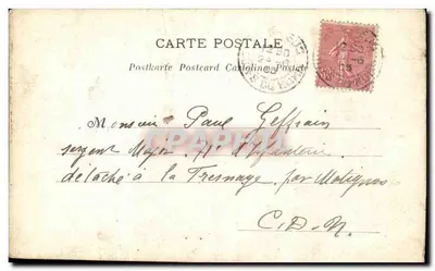 Un couple au bal — scène de 'Les Roses' — éditeur 'Grant Organs de Ci' — Verso