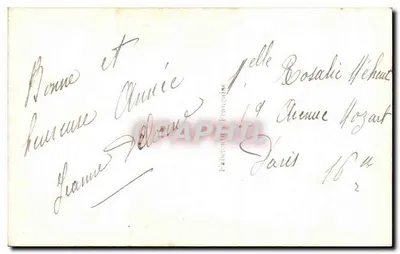 Arranjo de flores — vista lacustre — DIX Paris 2527 — Verso