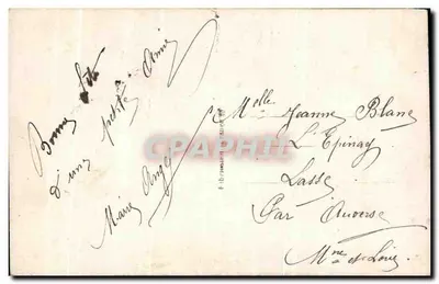 Róże — Szczęśliwego Dnia — Dix Paris 2347 — Rewers