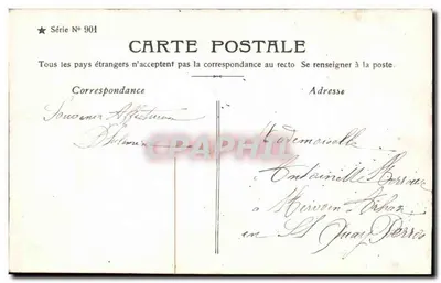 Menina brincando com flores — Stebbing Paris — Série 901 — Verso