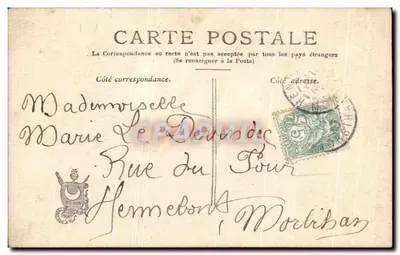 Criança diante de um grande ovo de Páscoa — Paris — n° 3192 — Verso