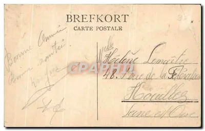 Rosée — delikatna kwiatka — Brefkort — Rewers