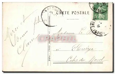 Messagère et Bonheur — wydawca Croissant, n° 275 — Rewers