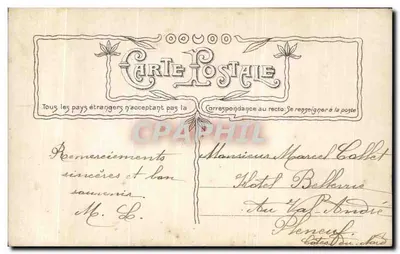 Messagère de Bonheur — Stebbing Paris — n°38122 — Verso