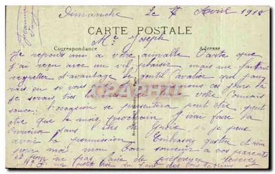 Bukiet kwiatów — Dzień dobry — La Pensée, nr 557 — Rewers