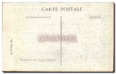 Cagna — Spotkanie na polowaniu — M. Hussener, wyd., Brabant-en-Artois — Rewers