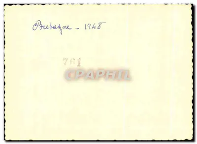 Cemitério de Saint-Jacques — Bretagne — 1948 — Verso