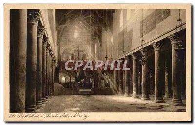 Bethléem — Igreja da Natividade — editor Landrock & Leitnert, n° 639
