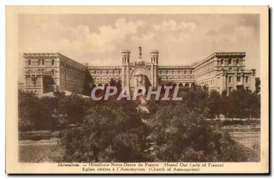 Jerusalém — Hotel Notre-Dame da França — Igreja dedicada à Assunção