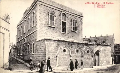 Jerusalém - IIIa Estação — Editora Union Postale Universelle, n° 1062