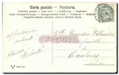 Mistral — Wignietka z winorośli — A.S. Seria 316 — Rewers