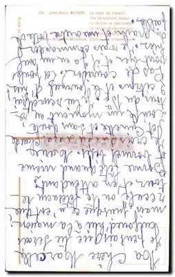 Aula de clavecín — Jules-Alexis MUENIER — editor não visível — Verso