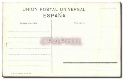 Luta de touro a pulso — Descabello a pulso. — P. & Co., Mahn. Série 56, No. 16 — Verso
