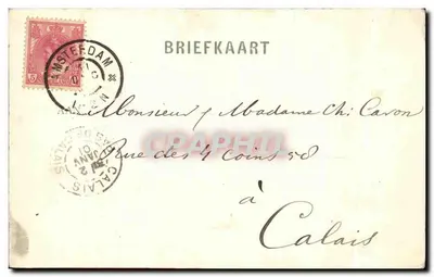 Amsterdam — Het Postkantoor — Utrecht R. Schaefer, Amsterdam 1900 — Verso