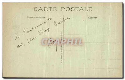St-GERMAIN-en-LAYE — Pałac Henri IV — Konferencja Pokoju (10 września 1919) — Rewers