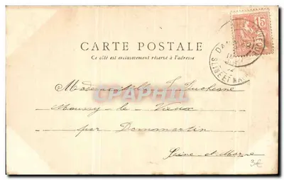 La Ferté-Bernard — Porta da Cidade — J.B. Libr. Renaud, n°72 — Verso