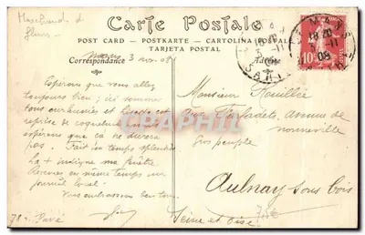 Le Mans — A Bolsa do Comércio e o Hotel das Postas — L. Joniaux, editor — Verso