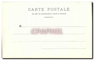 Fontaine-Daniel — paisagem com um homem — Poissor Frères, editores, Mayenne — Verso