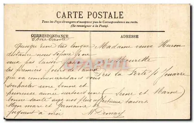 Wielka modlitwa w pustyni (faza druga) — SCÈNES ET TYPES — M. Demay — Rewers