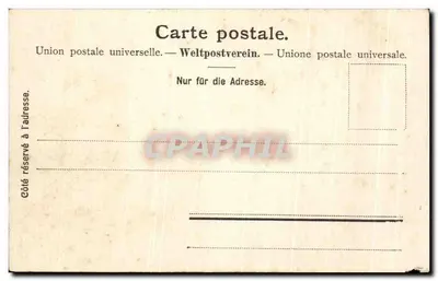 Stara pocztówka Tellskapelle — Rewers