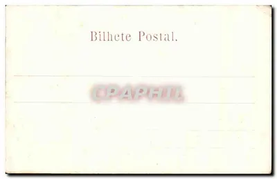 Ponta Delgada — vue du port avec l'édifice de l'Alfandega et du Largo do Conselheiro João Franco — éditeur VÉR.L. V. ALBERT AUST HAMBURG — Verso