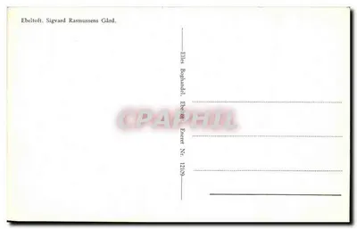 Ebeltoft - Sigvard Rasmussens Gård — Editor Ebeltoft, n° 12109 — Verso