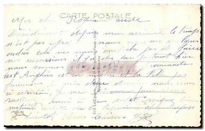 Monako — Le Rocher — Widok na Cap Martin i Włochy — Wydawca La Cigogne, N° 1495 — Rewers