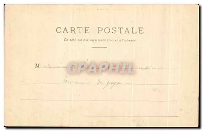 Dijon — Puits de Moïse — Moïse, David e Gèrème — Albert, dat. 10, rue de la Librairie, Dijon — Verso