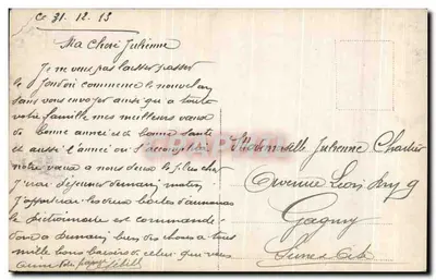 Młoda kobieta z ptakami — kartka życzeń — S.D. 3175 — Rewers
