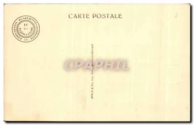 Dwa dzieci i pies — intymna scena — H. Degat-Fond — Rewers
