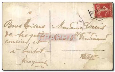 Três anjos de Natal — Tournelle 1884 — Verso