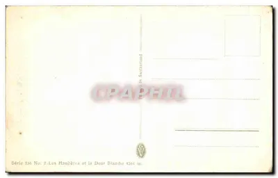 Les Haudères and the Dent Blanche — Series 236 No. 2 — Publisher — Back