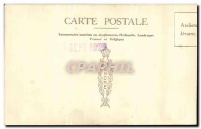 Retrato de um jovem — estúdio — Ateliers Jérome — Verso