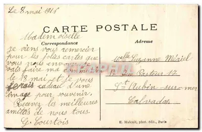 Neuilly — El Castillo de Madrid — E. M. n° 4247 — Reverso