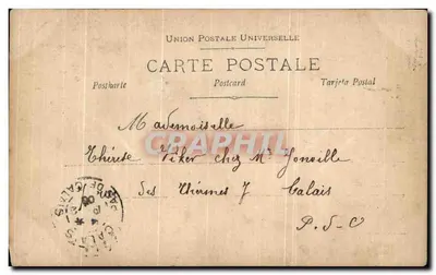 Statua 'Lucienne' — Salon 1909 — J. Convers-Fluréal, n° 236/17 — Rewers
