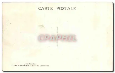 Lons-le-Saunier — Rue du Commerce — Jura-Touriste — Rewers
